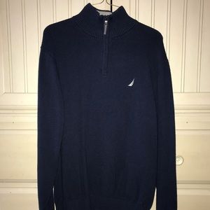 Nautica Classic Fit Quarter Zip Sweater